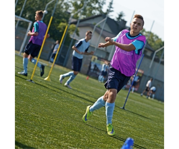 Znacznik piłkarski fioletowy, oznacznik Junior