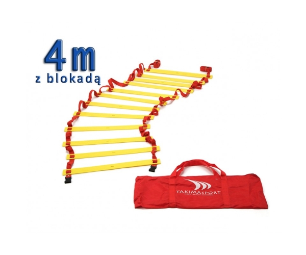 Drabinka koordynacyjna 4 m z blokadą szczebli